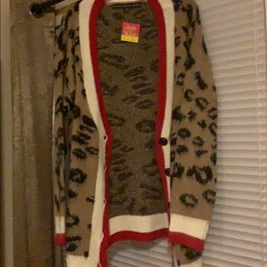 Leopard print cardigan
